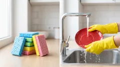 Co oznaczają kolory gąbek do mycia naczyń? To ważne, ale niewiele osób o tym wie