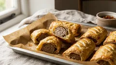 Domowe kiełbaski w cieście: prosty przepis na brytyjską klasykę