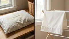 Jak przywrócić czystość zatłuszczonym poszewkom: tani sposób na wybielanie domowych tekstyliów