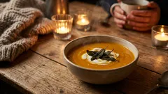 Syta zupa z pieczonych warzyw korzeniowych — 221 kcal na porcję