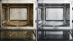 Jak usunąć uporczywy tłuszcz z mikrofalówki: 4 skuteczne metody